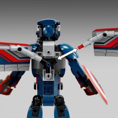 LEGO SUPER HEROES FIGURINA DE CONSTRUCTIE CAPITANUL AMERICA 76296 SuperHeroes ToysZone
