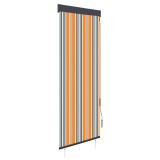 vidaXL Jaluzea tip rulou de exterior, galben și albastru, 60 x 250 cm 145944