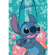 Prosop de baie Disney Lilo and Stitch Surf, 70x140cm,100% Poliester (Uscare rapida)