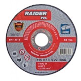 Disc pentru taiere inox 115x1.0x22.2 mm Raider Pro RDP