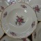 SET / SERVICIU 6 FARFURII ADANCI CU MODEL IN RELIEF DIN PORTELAN BOHEMIA ,, BERNADOTTE,,