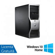 Workstation Dell Precision T3500, Xeon Quad Core W3520 2.66GHz - 2.93GHz, 6GB DDR3, HDD 500GB SATA, DVD-ROM, AMD Radeon HD 7350 1GB GDDR3 + Windows 10 foto