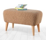 Cumpara ieftin Taburet Raza Camel 62x15 cm