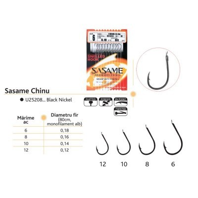 Ace legate Sasame Chinu, U252208, black nickel 12 foto