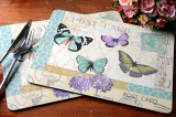 Cumpara ieftin Suport farfurie - Postcard with Butterflies | Creative Tops