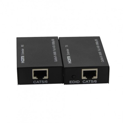 Adaptor, Extensie prelungire HDMI prin cablu retea RJ45, Extender HDMI max 60M foto