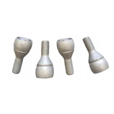 Set de 4 suruburi antifurt, pentru jante din aliaj Dacia Sandero 2-3, Logan 2-3, Dokker, Lodgy, Jogger, Duster 1-2, Spring &amp;amp; Renault Clio 4-5, Ca