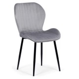 Scaun living si bucatarie BUC 248U, ergonomic, catifea, picioare metalice, 110 kg