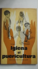 M. Peteanu - Igiena si puericultura, manual (1970) foto