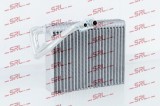 Evaporator Citroen C2 09, C3 10; Peugeot 1007 09, motor: 1.1, 1.4, 1.4 HDI, 1.6, 1.6 HDI, 240x200x60, SRLine, miez si rezervor din aluminiu brazat,