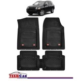 Covorase Auto TeamCar&reg; Tip Tavita Compatibile Jeep Compass MK (2007&ndash;2016) Negru Material Rezistent, Cauciuc