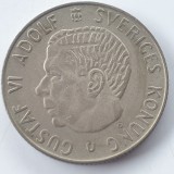 Suedia 1 krona / coroane 1964 argint Gustaf Vl, Europa