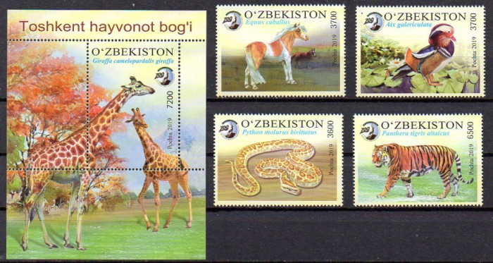 UZBEKISTAN 2019, Fauna, serie neuzata, MNH