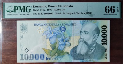 Bancnote 10000 lei 1999 foto