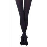 Ciorap dens cu model vertical &icirc;n relief, Conte Fantasy Voyage - Nero, 2-S Standard