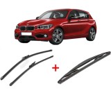 Cumpara ieftin Set 3 stergatoare BMW Seria 1 (F20) 2011 - 2019, pentru parbriz si luneta, Valeo Silencio