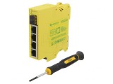 Switch Ethernet neadministrabil 5 porturi IP20 5-30VDC