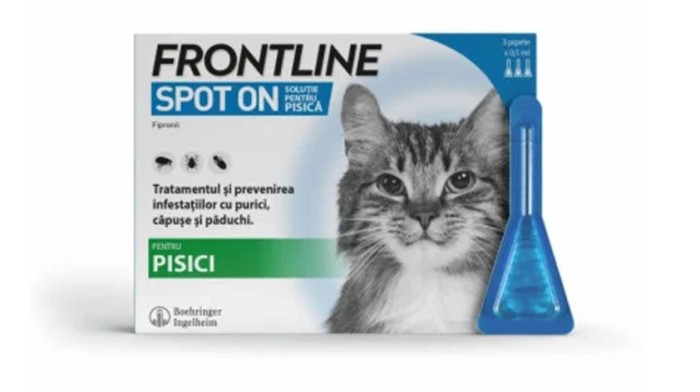 Pipeta antiparazitara pentru pisici Frontline ( 1 pipeta )