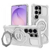 Husa pentru Samsung Galaxy S26 Ultra S948, Techsuit, Carbon Shield Pro, Alba