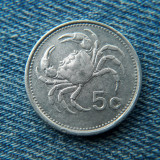 1c - 5 Cents 1986 Malta, Europa