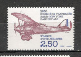 Franta.1980 Posta aeriana-50 ani zborul peste Atlantic XF.475