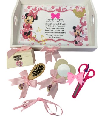 Tava de mot/ Tavita taierea turtei Minnie Mouse, set de 6 piese foto