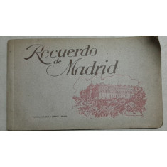 Recuerdo di Madrid, 24 vistas, minialbum cu ilustratii de epoca, 1929