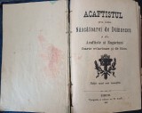 1568SPN Acaftistul prea s&acirc;ntei Născătoarei de Dumnezeu și alte Acaftiste și Rugăciuni ..., 1897, Sibiu &ndash; CU DEFECTE și O FILĂ LIPSĂ