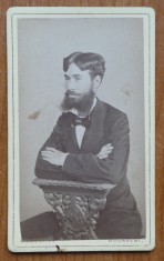 Foto pe carton, Franz Duschek, Bucuresti, de secol 19