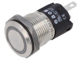 Lampă LED control albastru 24V 16mm