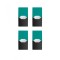 Juul - PODS Glacier Mint(4pack) 18mg/ml