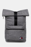 Tommy Jeans rucsac bărbați, culoarea gri, mare, uni, AM0AM12914