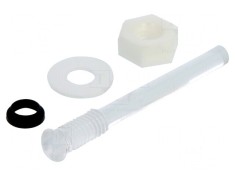 Tub LED rotund &Oslash;3mm convex IP67
