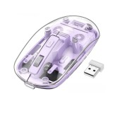 Mouse Wireless GM29 Bluetooth 2.4G 1600 DPI Romantic Purple