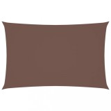 Cumpara ieftin Parasolar, maro, 2x5 m, tesatura oxford, dreptunghiular