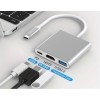Adaptor USB-C la HDMI 4K, USB 3.0, USB-C, 100W Power Delivery, Compatibil Windows, macOS, iOS, Android, Linux
