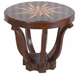 Masuta Art Deco din lemn masiv furniruit cu model CAT029