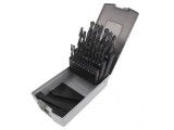 Set de burghie pentru metal din oțel rapid HSS-R, 25 bucăți