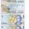 Romania 1 000 1000 Lei 1998 P-106 UNC Mihai Eminescu,x2 SERIE CONSECUTIVA