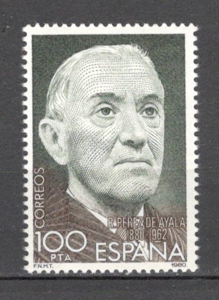Spania.1980 100 ani nastere R.P. de Ayala-scriitor SS.228