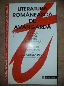 Literatura romaneasca de avangarda- Gabriela Duda foto