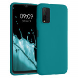 Husa pentru Xiaomi Redmi 9T, Silicon, Verde, 54337.57, Carcasa, Kwmobile