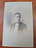 Fotografie barbat, tip Carte Postala, realizata in Spania, 1905, necirculata