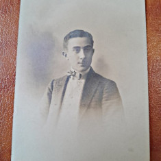 Fotografie barbat, tip Carte Postala, realizata in Spania, 1905, necirculata
