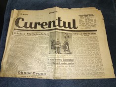 ZIARUL CURENTUL 12 SEPTEMBRIE 1942 foto
