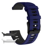 Curea din silicon compatibila cu Samsung Galaxy Watch8 40mm, Navy Blue