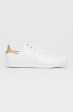 adidas Originals sneakers G58184 culoarea alb, cu toc plat G58184-WHT/GLDM