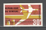 Senegal.1966 Posta aeriana-Avionul DC-8F nedantelat MS.74