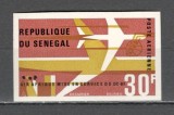 Senegal.1966 Posta aeriana-Avionul DC-8F nedantelat MS.74, Nestampilat