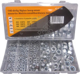 Set piulite cu autoblocare 146 bucati, diverse marimi M4 M5 M6 M8 M10 M12 AutoDrive ProParts, Realparts